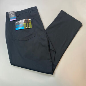 Men's Callaway Black 5 Pocket Golf Pants Waist 40